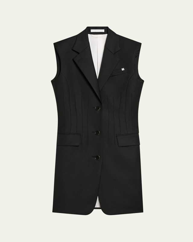 Darted Blazer Mini Dress
